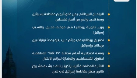 موجز أخبار بريطانيا من موقع ومنصة عرب لندن   الخميس: 11 كانون الثاني/ يناير 2024