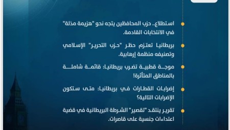 موجز أخبار بريطانيا من موقع ومنصة عرب لندن/ الثلاثاء: 16 كانون الثاني/ يناير 2024