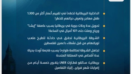 موجز أخبار بريطانيا من موقع ومنصة عرب لندن/ الأربعاء: 24 كانون الثاني/ يناير 2024