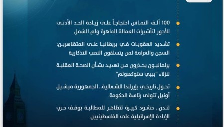 موجز أخبار بريطانيا من موقع ومنصة عرب لندن/ الأحد: 4 فبراير / شباط 2024