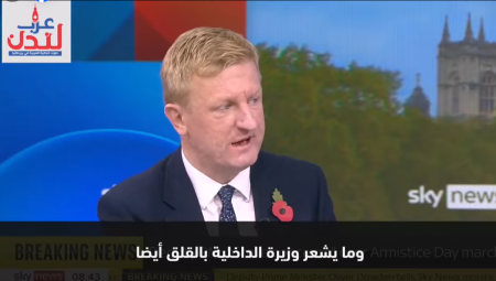 شاهد .. نائب رئيس الوزراء يصف المسيرات المساندة لفلسطين بأنها مليئة بالكراهية 
