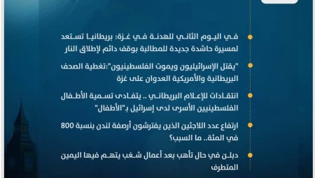 موجز أخبار بريطانيا من موقع ومنصة عرب لندن (السبت: 25 نوفمبر/ تشرين الثاني 2023)