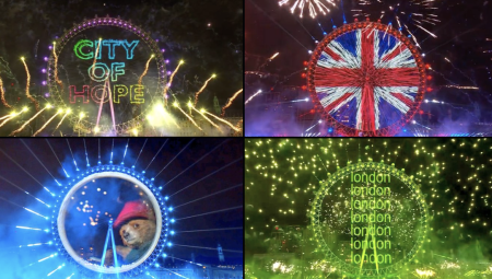 صادق خان يغضب مؤيدي بريكست بعرض ألعاب نارية يدعم الاتحاد الأوروبي