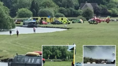 رحلة تتحول إلى مأساة: انفجار قارب يُصيب تسعة بينهم رضيع على نهر التايم