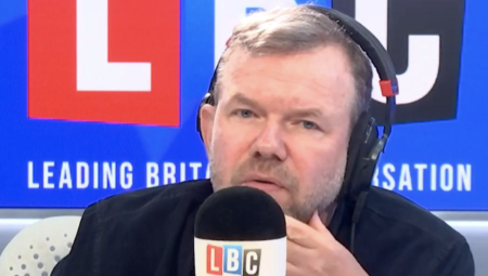 حملة ضد الإعلامي جيمس أوبراين بعد بث رسالة وصفت بأنها معادية للسامية على إذاعة LBC