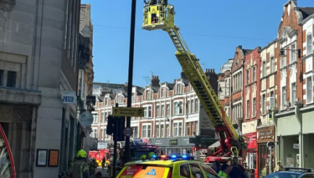 تويكنهام: السيطرة على حريق ضخم في شارع يورك الشهير بالمطاعم