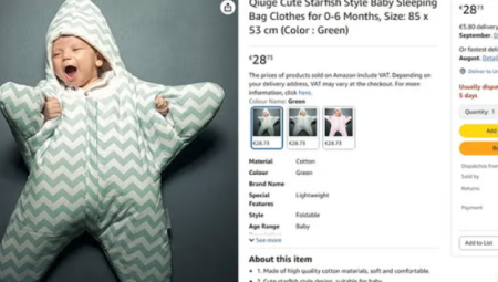 تحذير عاجل: أكياس نوم الأطفال على الإنترنت تشكل خطر الاختناق