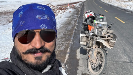 رحلة حول العالم تتوقف بعد سرقة دراجة نارية لمسافر هندي في نوتنغهام