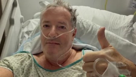 بيرس مورغان يكسر وركه بعد سقوطه في مطعم بلندن