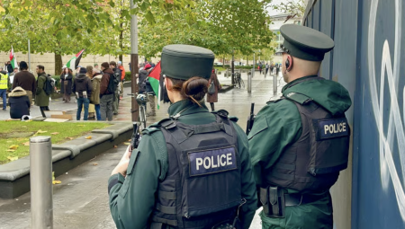 احتجاجات داعمة لـ Palestine Action في إيرلندا الشمالية تنتهي بلا اعتقالات